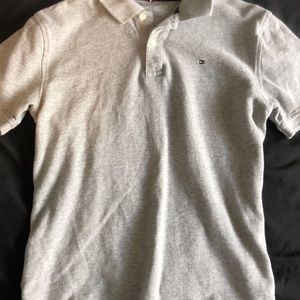 Gray Tommy Hilfiger Collared Shirt